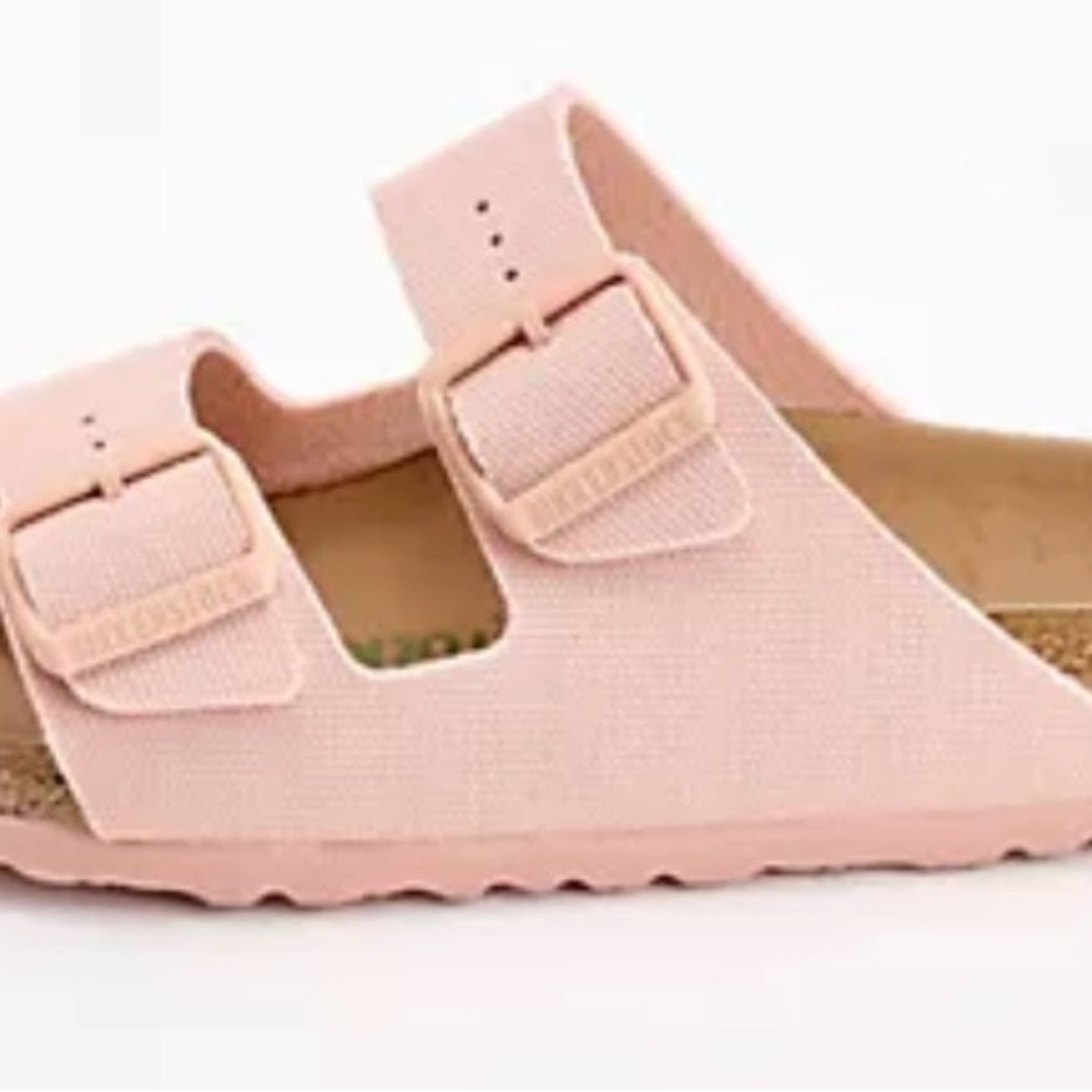 Birkenstock Two-Strap Slide Sandal -Arizona Canvas Size 9 NWT spring ready - Picture 3 of 7